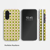 Selencia Vivid Back Cover Samsung Galaxy A37 (5G) - Check This Olive