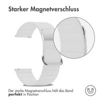 imoshion Magnetlederarmband -   Universelle 22 mm Anschluss - Weiß