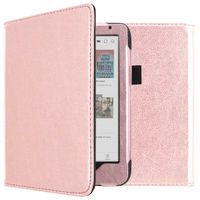 imoshion Vegan Leather Klapphülle für das Kobo Clara Colour / Clara BW / Tolino Shine 5 / Shine Color - Rose Gold