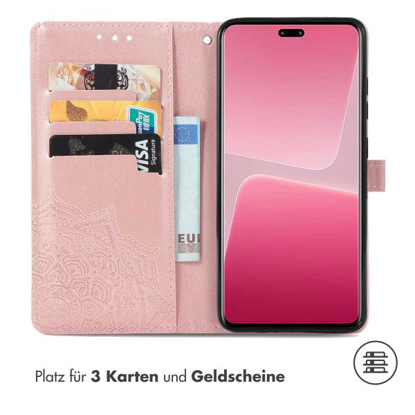 imoshion Mandala Klapphülle für das Xiaomi 13 Lite - Rose Gold