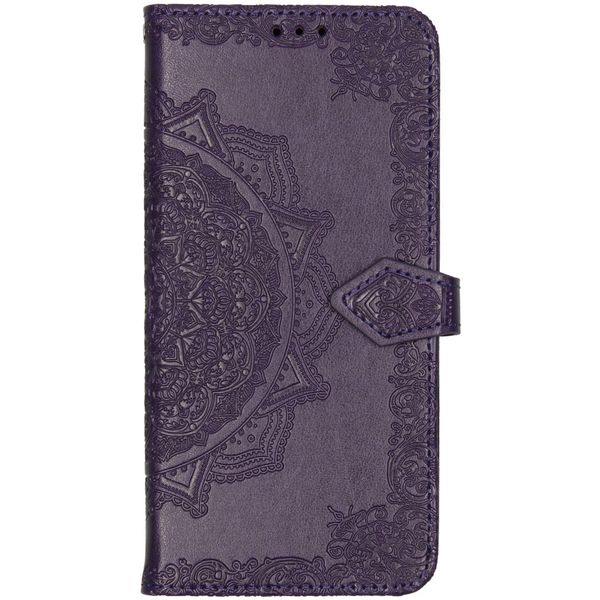 Mandala Klapphülle Violett für das Motorola One Macro