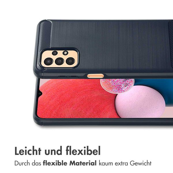 imoshion Brushed Back Cover für das Samsung Galaxy A13 (5G) - Dunkelblau