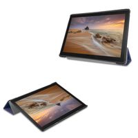 imoshion Trifold Klapphülle für das Lenovo Tab E10 - Dunkelblau