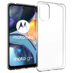 Accezz TPU Clear Cover für das Motorola Moto G22 - Transparent