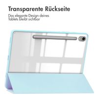 imoshion Trifold Hardcase Klapphülle Samsung Galaxy Tab S9 11.0 Zoll - Hellblau
