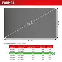 Displex Privacy Safe magnetische Bildschirmschutz Desktop 24 Zoll - Universal - 16:9
