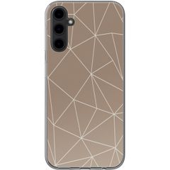 imoshion Design Hülle Samsung Galaxy A14 (5G) - Graphic Lines Beige