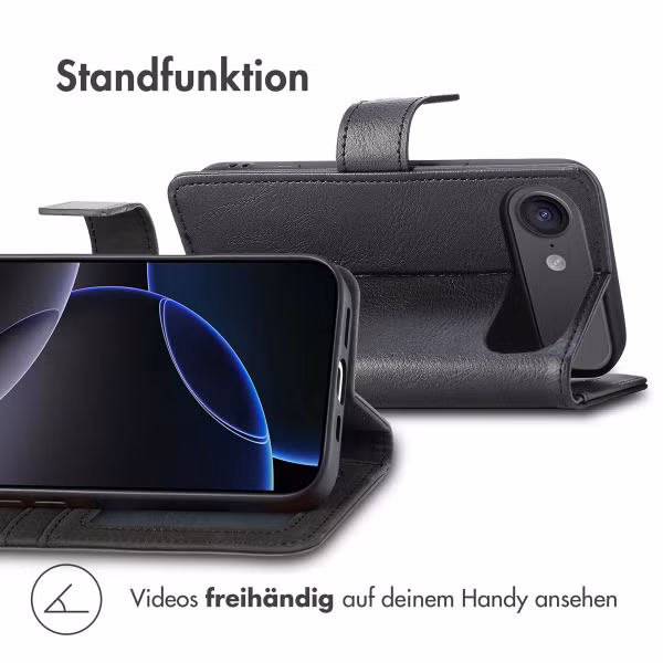 imoshion Luxuriöse Klapphülle Apple iPhone Air - Schwarz