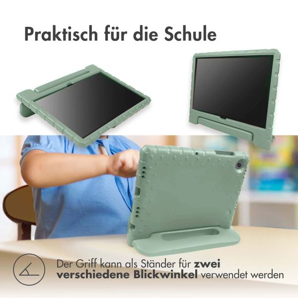 imoshion Schutzhülle mit Handgriff kindersicher für das iPad (2017 / 2018) - Olive Green