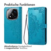imoshion Mandala Klapphülle Xiaomi Poco X7 - Türkis