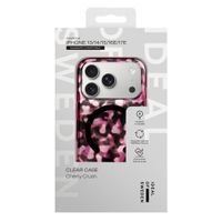 iDeal of Sweden Clear Case MagSafe Apple iPhone 16e / 15 / 14 / 13 - Cherry Crush