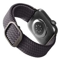 Uniq Aspen Geflochtenes Armband für das  Apple Watch Series 1 t/m 11 / SE / Ultra (44/45/46/49 mm) - Granite Grey