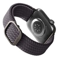 Uniq Aspen Geflochtenes Armband für die Apple Watch Series 1 bis 10 / SE / Ultra (2) (44/45/46/49 mm) - Granitgrau