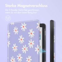 imoshion Design Slim Hard Case Sleepcover für das Kobo Clara Colour / Kobo Clara BW - Flowers Distance