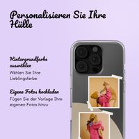 Personalisierte Hülle mit Filmrolle N°2 iPhone 16 Pro - Transparent