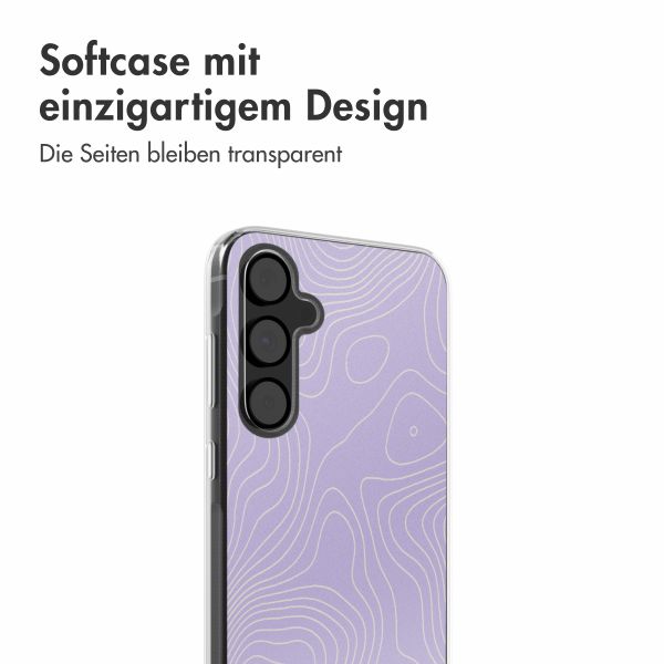 imoshion Design Hülle Samsung Galaxy A55 - topo_lilac