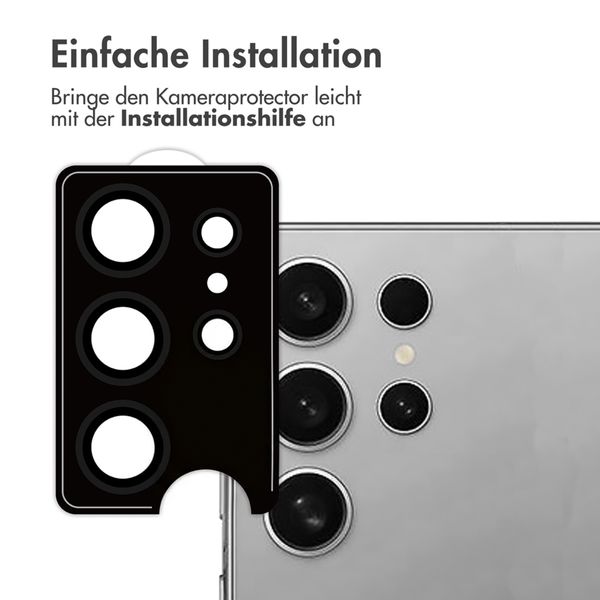 imoshion 2er-Pack Objektivschutz für Kamera für das Samsung Galaxy S24 Ultra - Schwarz