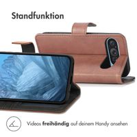 imoshion Luxuriöse Klapphülle Google Pixel 9 Pro XL - Braun