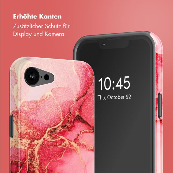 Selencia Vivid Rückabdeckung mit MagSafe Apple iPhone 16e - Rosy Marble