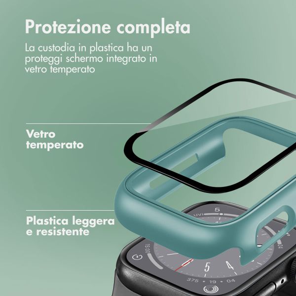 imoshion Full Cover Hard Case Apple Watch 7 / 8 / 9 - 41 mm - Dunkelgrün