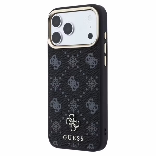 Guess 4G Metal Logo Back Cover MagSafe Apple iPhone 18 Pro / 17 Pro - Black