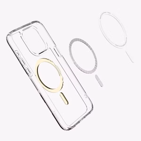 Spigen Ultra Hybrid Backcover MagSafe Apple iPhone 15 Pro - Goud