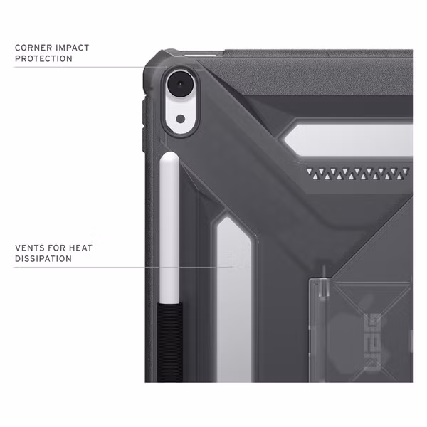 UAG Scout Klapphülle Apple iPad Air 11 Zoll (2026) M4 / (2025) M3 / (2024) M2 - Ash