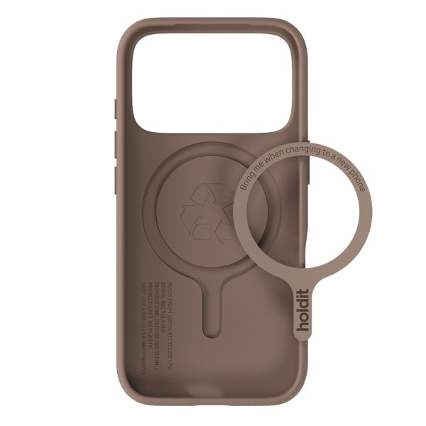Holdit Soft MagSafe Case Apple iPhone 17 Pro - Mocha Brown