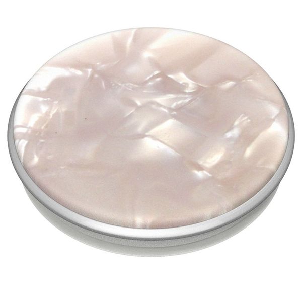 PopSockets Luxus PopGrip - Acetate Pearl White