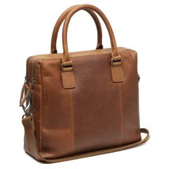 The Chesterfield Brand Santiago Laptoptasche 14 Zoll - Echtes Leder - Cognac