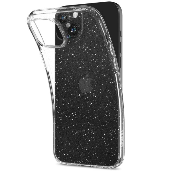 Spigen Liquid Crystal Glitter Case für das iPhone 15 - Crystal Quartz