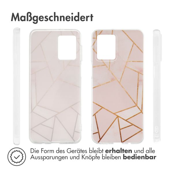 imoshion Design Hülle für das Motorola Moto G54 - Pink Graphic