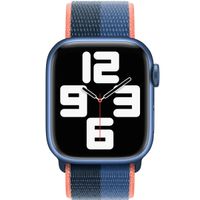 Apple Sport Loop Armband für das  Apple Watch Series 1 t/m 9 / SE (38/40/41 mm) | Series 10 / 11 (42 mm) - Blue Jay/Abyss Blue