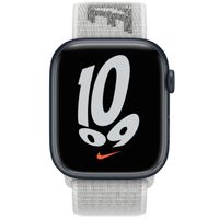 Apple Nike Sport Loop Armband für das  Apple Watch Series 1 t/m 9 / SE (38/40/41 mm) | Series 10 / 11 (42 mm) - Black And White