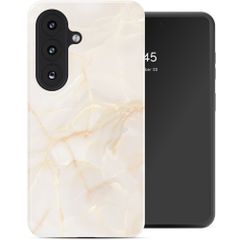 Selencia Vivid Back Cover Samsung Galaxy S26 - Golden Beige Marble
