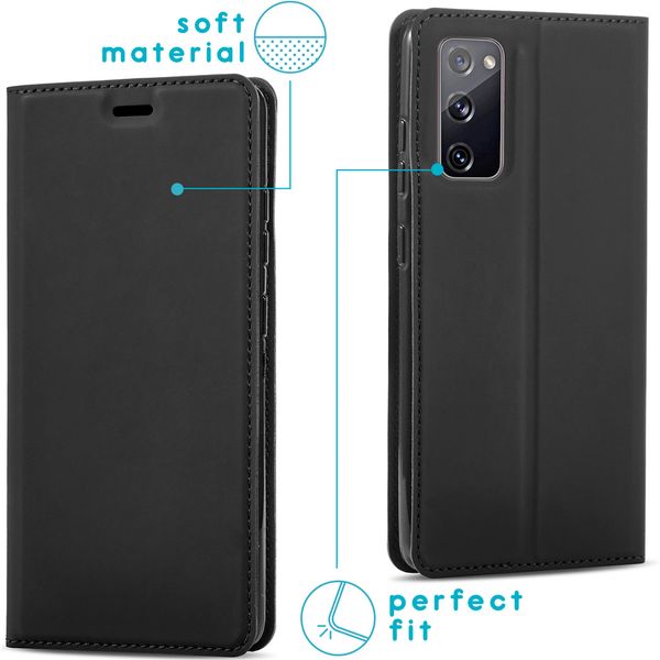imoshion Slim Folio Klapphülle Samsung Galaxy S20 FE - Schwarz