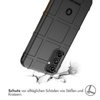 imoshion Rugged Shield Backcover für das Samsung Galaxy A15 (5G/4G) - Schwarz