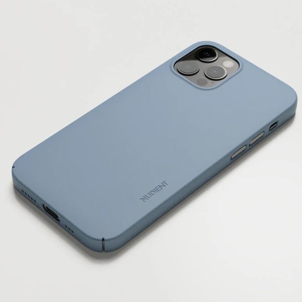 Nudient Thin Case für das iPhone 12 (Pro) - Sky Blue