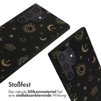 imoshion Silikonhülle design mit Band für das Samsung Galaxy S23 Ultra - Sky Black