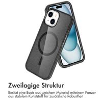 imoshion Sparkle Back Cover mit MagSafe Apple iPhone 15 - Glitter Schwarz