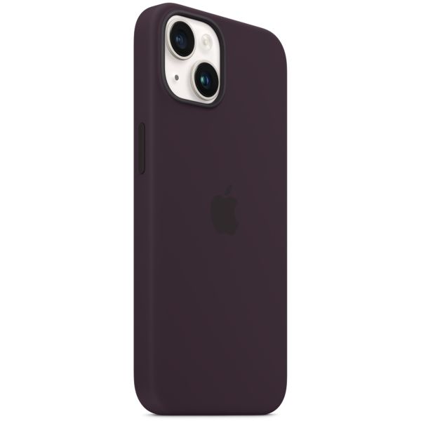 Apple Silikon-Case MagSafe für das iPhone 14 - Elderberry