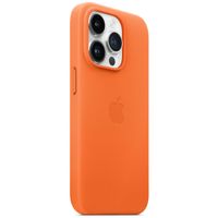 Apple Leder-Case MagSafe für das iPhone 14 Pro - Orange