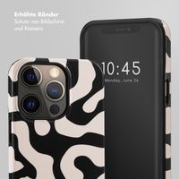 Selencia Vivid Back Cover Apple iPhone 13 Pro - Art Wave Black
