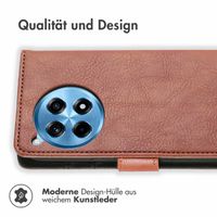 imoshion Luxuriöse Klapphülle OnePlus 12R - Braun