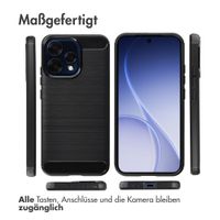 imoshion Brushed Back Cover Oppo Reno15 (5G) - Schwarz