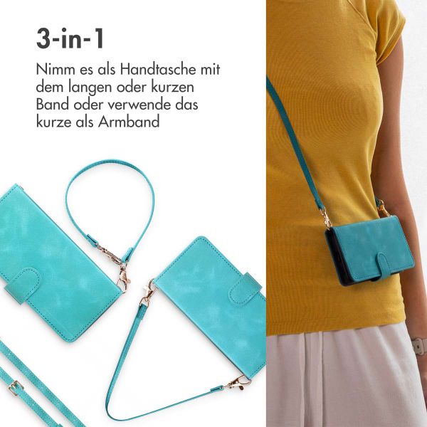 imoshion Klapphülle mit Kordel Apple iPhone 13 - Türkis