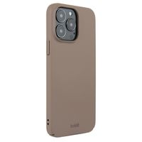 Holdit Slim Case für das iPhone 15 Pro Max - Mocha Brown