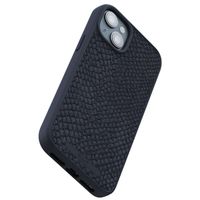 Njorð Collections Salmon Leather MagSafe Case für das iPhone 15 Plus - Black