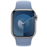 Apple Sport Band für die Apple Watch Series 1 bis 9 / SE (38/40/41 mm) | Series 10 (42 mm) - Größe S/M - Winter Blue