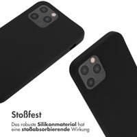imoshion SilikonHülle mit Band Apple iPhone 12 (Pro) - Schwarz